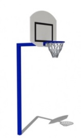 Стойка баскетбольная со щитом и сеткой СК29